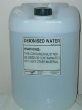 Deionised Water 25Ltr