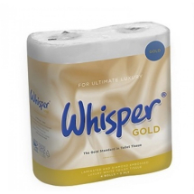 WISPA Gold 3ply Toilet Tissue 10 x 4 rls WISPA Gold 3ply Toilet Tissue 10 x 4 rls