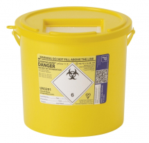 11.5Ltr Yellow Lid Sharps Bin 11.5Ltr Yellow Lid Sharps Bin