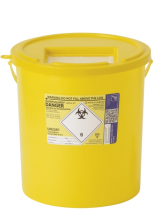 22Ltr Yellow Lid Sharps Bin 22Ltr Yellow Lid Sharps Bin