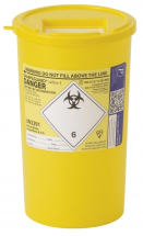 5Ltr Yellow Lid Sharps Bin 5Ltr Yellow Lid Sharps Bin