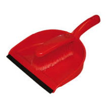 Dustpan & Brush Red