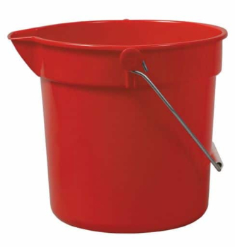 Red 10Ltr Bucket With Spout