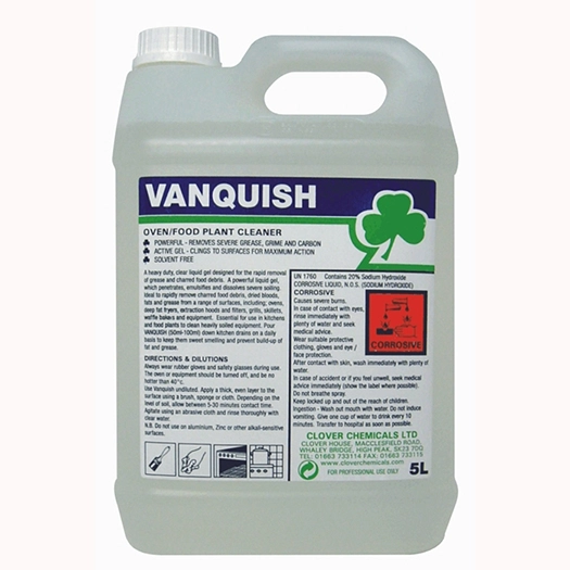 Vanquish-Heavy Duty Oven Cleaner 1lt & 5lt