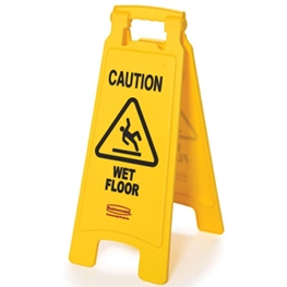 A FRAME FLOOR SIGN (WET FLOOR)