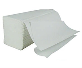 Interfold White Hand Towel 2pl