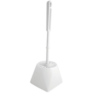Toilet Brush & Holder (White)